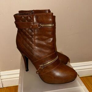 High heel ankle boots